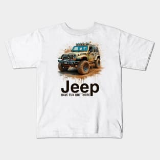 Jeep Have Fun Out There Kids T-Shirt